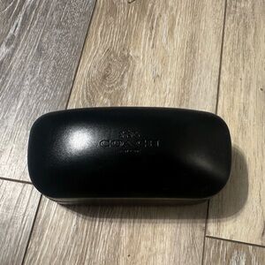 Coach Glossy Black Eyewear Case